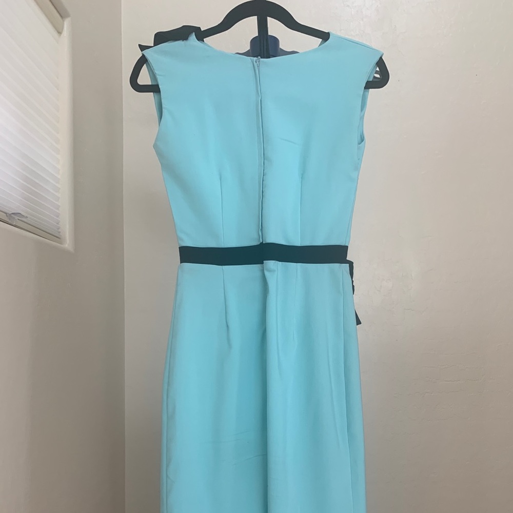 Miss Hussy Baby Blue Pencil Dress Gem